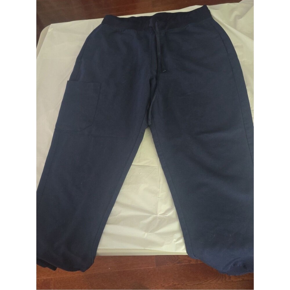MANDALA SCRUBS BLACK Drawstring Jogger Pants